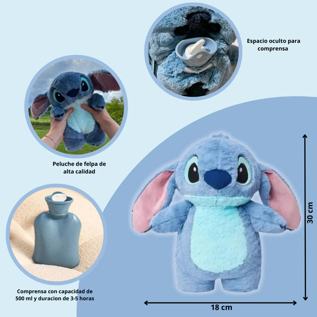 Stitch Plush Hot Water Bag