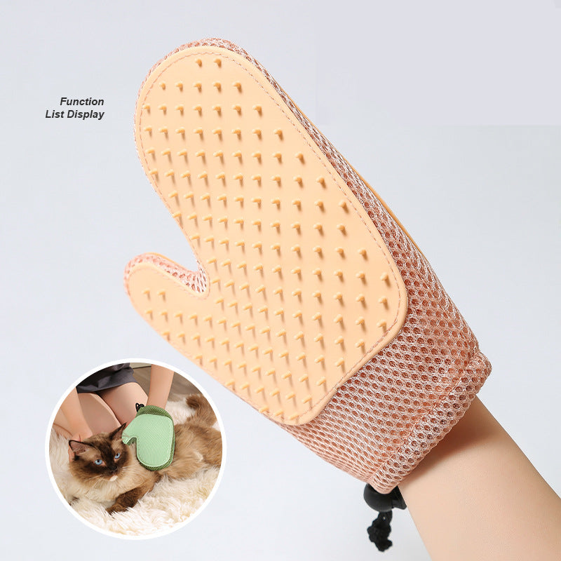 2-In-1 Floating Hair Removal Pet Gloves/Comb